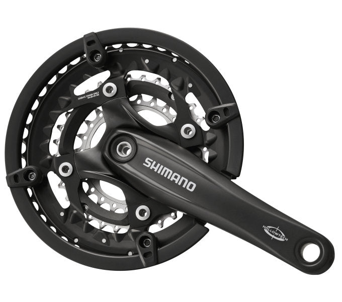 Shimano Crankset 3 x 10 Speed ​​Trekking FC-T521 avec 175 mm Crankarm 44-32-24t Octalink Black