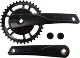 Crank Set Strix Varia 38T de acero de aluminio negro