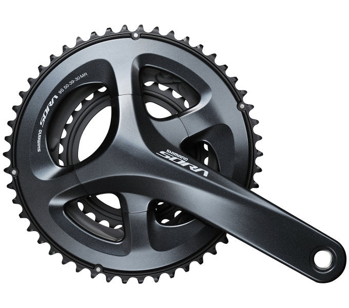 Shimano Cranket Sora Race 3503 9SP 50-39-30 Negro