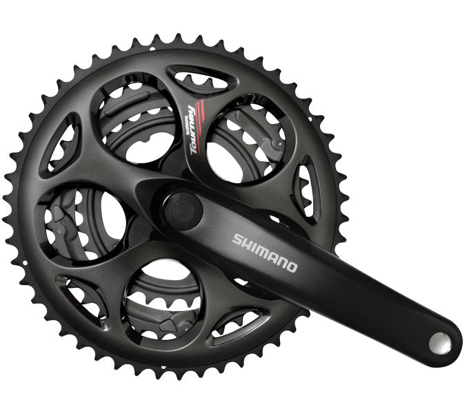 Shimano Cranket Set 7 8 Speed ​​Tourney FC-A073 170 50-39-30T s černým nápravou