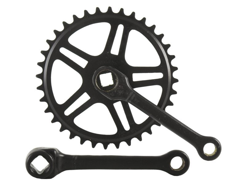 Vinty Crank Set 36t. Spieeless 130mm 1 8 Black