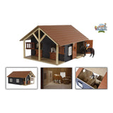 Kinderglobus Pferdestall mit 2 Boxen und Lagerraum, 1:24