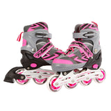 Street Rider Inlineskates Junior Aluminium Pink Grau Größe 29-32