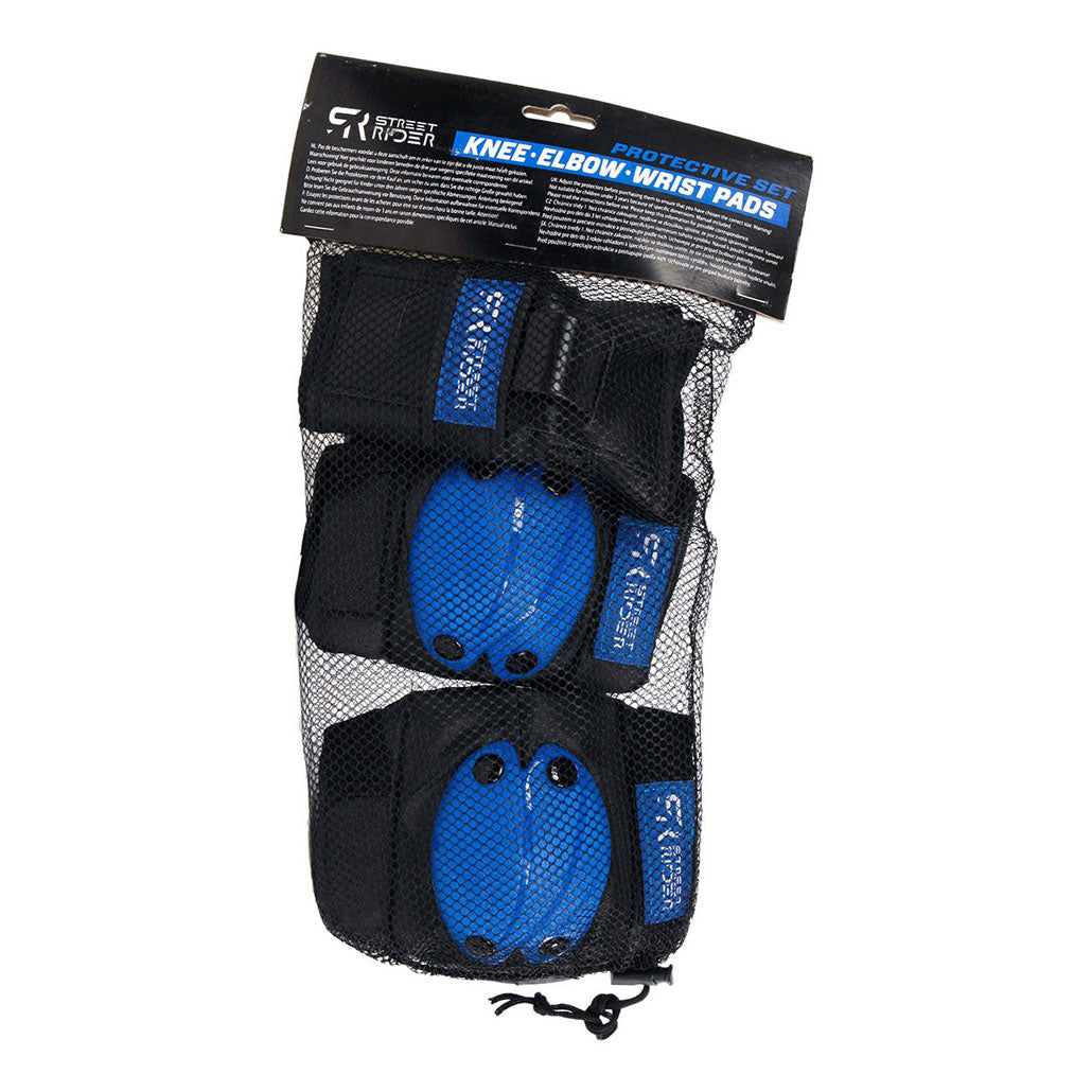 Street Rider Protective Set S Blue, 6dlg.