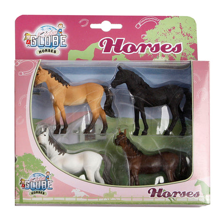 Kids Globe Globe Globe Horses, 4st. 1:32