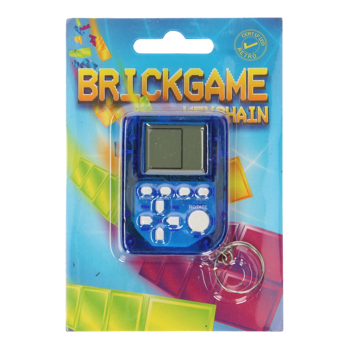 Key ring mini brick game