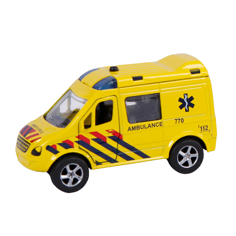 2-play Die-Cast potegnite nazaj Ambulance NL Light and Sound