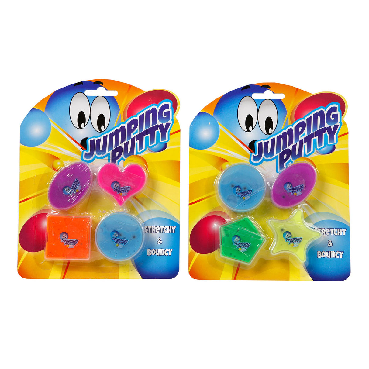 Bounce Putty farbig, 4er-Set