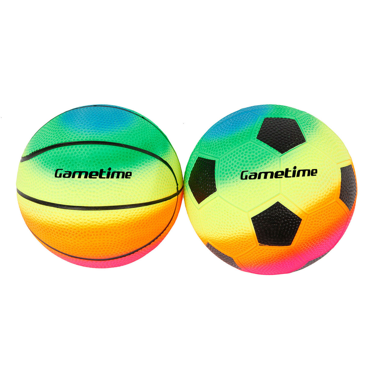 Mini Sportballen Set Voetbal Basketbal, 2st.