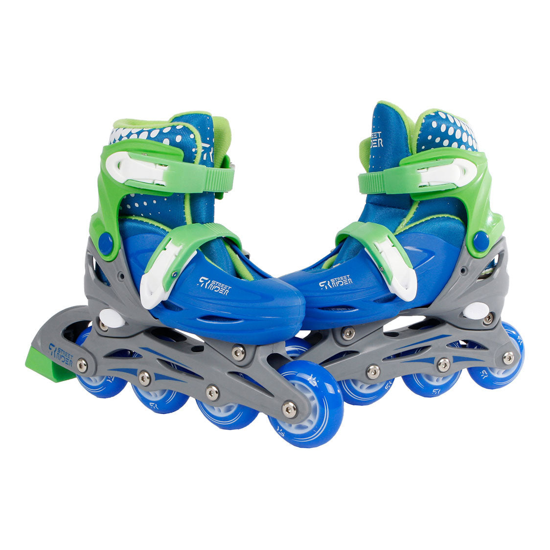 Street Rider Inline Skeelers Blue, taille 26-29