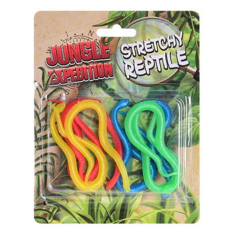 Stretch Reptilien 10cm 6 Stück auf Karte
