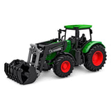 Kids Globe Tractor with front loader - Green