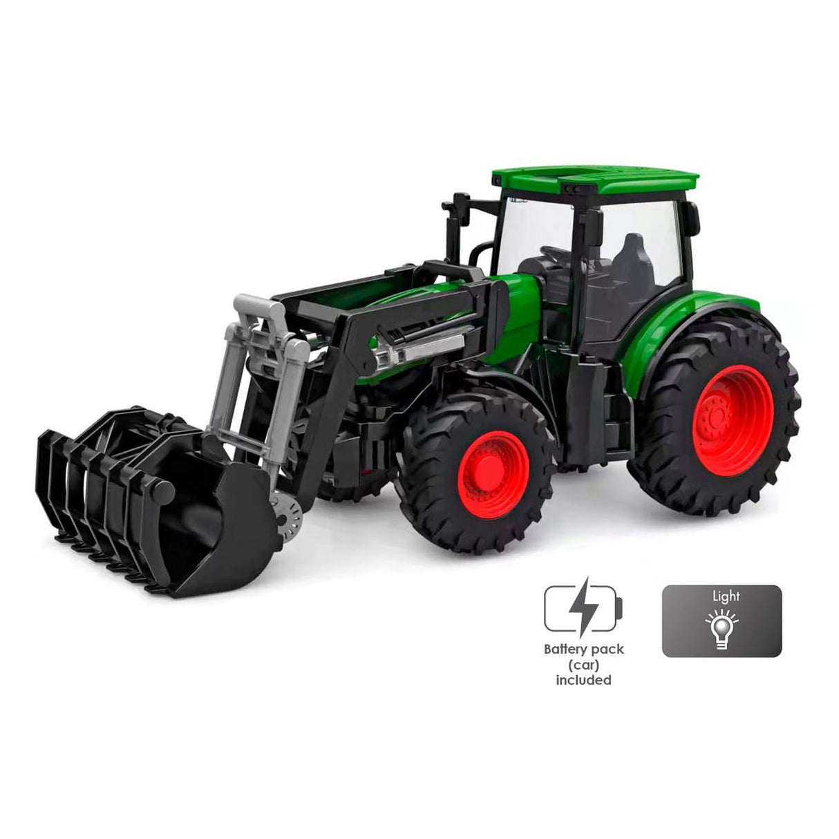 TRACTOR RC RC KIDS GLOBE CON CARGADOR DEL CARGO DEL CARRADO