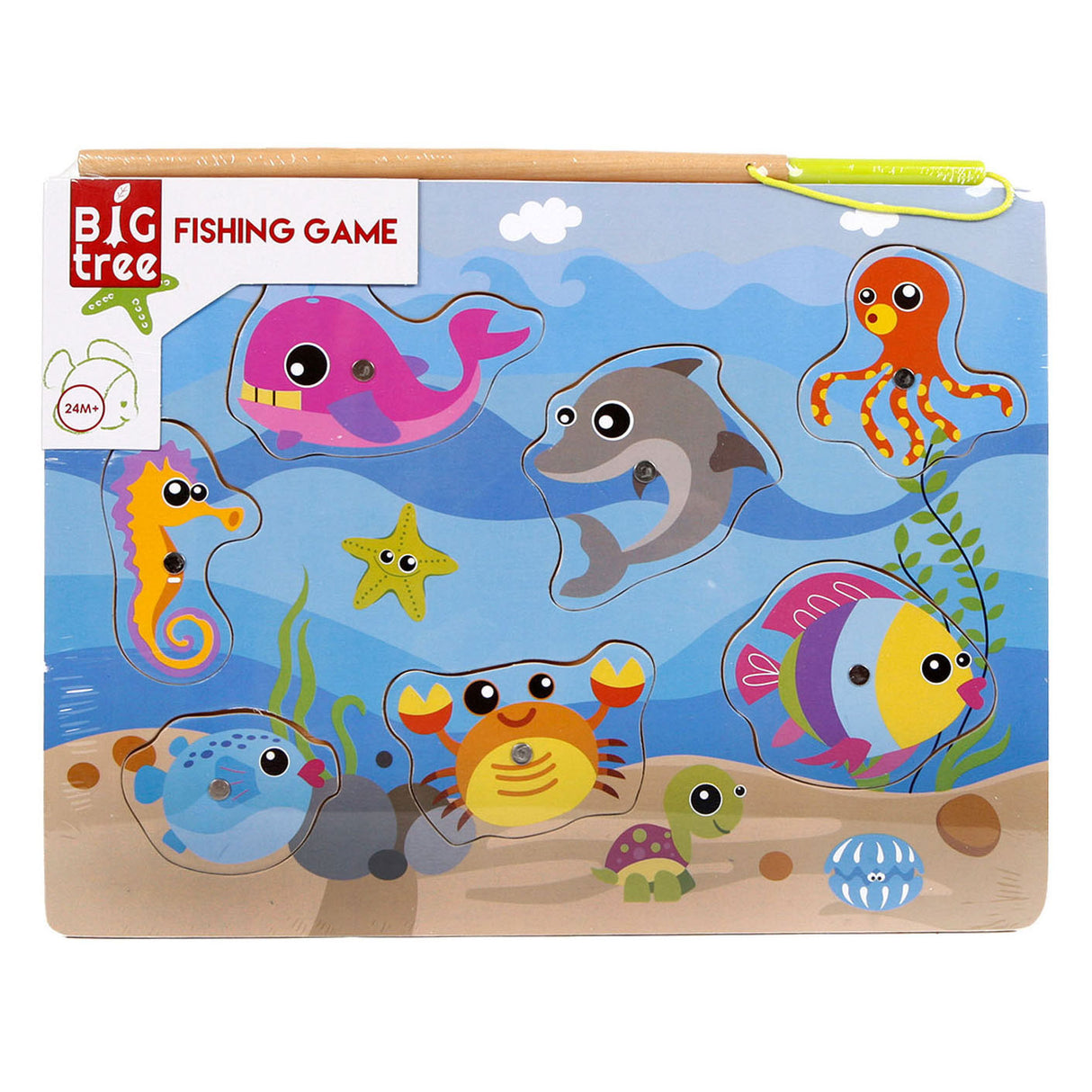 Fish Game Wood, 30x22cm