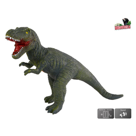 Dinoworld T-Rex Dinosaurus spielen Figur mit Sound, 57 cm