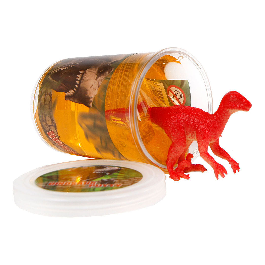 Dinworld Putty mit Dinosaurier, 115 Gramm