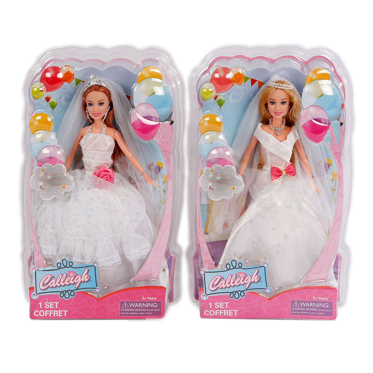 Modepop prinses bruid, 29cm