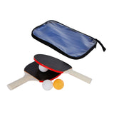 Table de tennis a fixé 2 chauves-souris et 3 balles en sac, 6dlg.