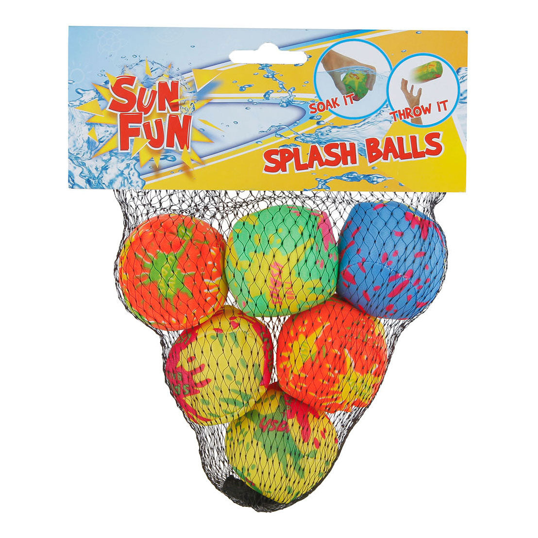 Sun Fun Waterbälle Spritzer, 5 cm