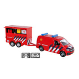 Kids Globe Globe VW Transporter Fire Brigade mit Trailer