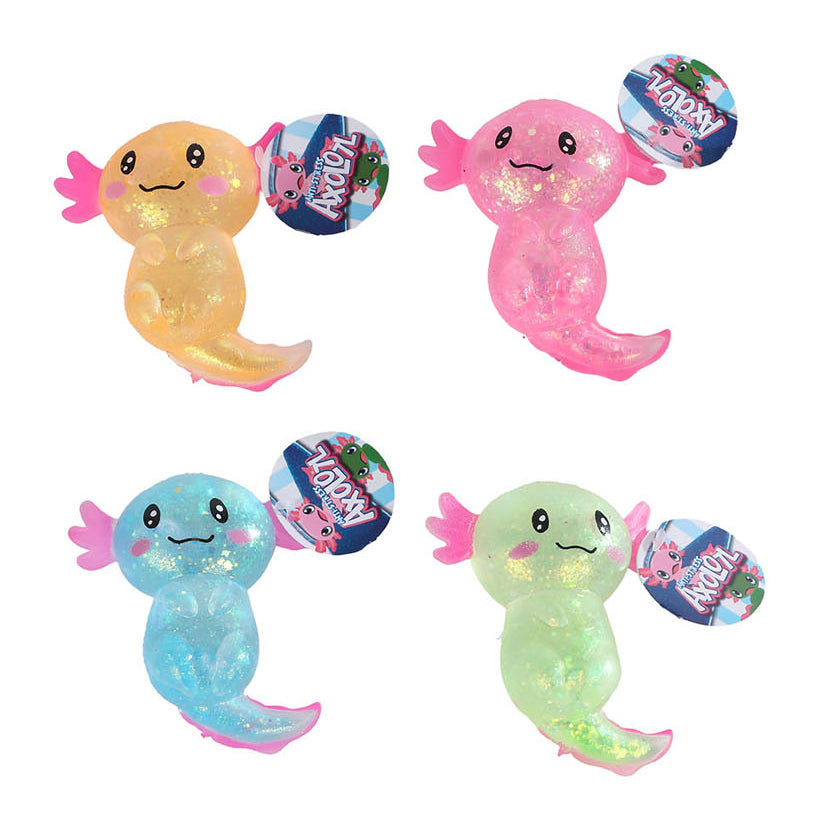 Axolotl Zuckerpresse in Tierfarbe, 11 cm