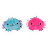 Peluche per tastie reversibili axolotl, 10 cm