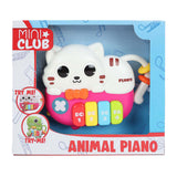 Mini club mini club dierenpiano poes met licht en geluid, 15cm