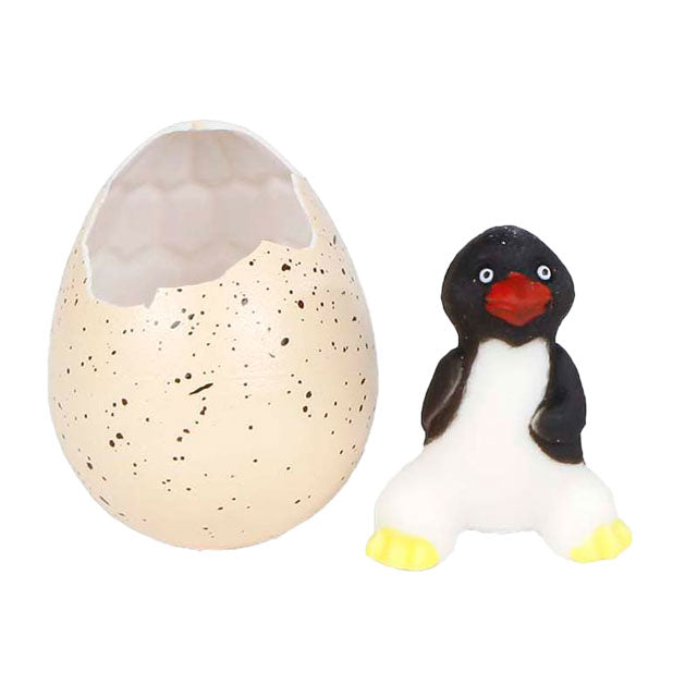 Zieltiefes Ei mit wachsendem Pinguin, 6cm