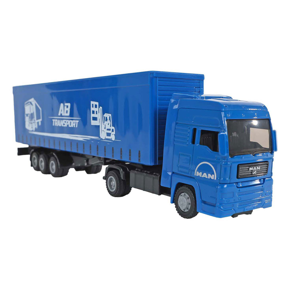 Camion Kids Globe Man avec remorque, 30 cm