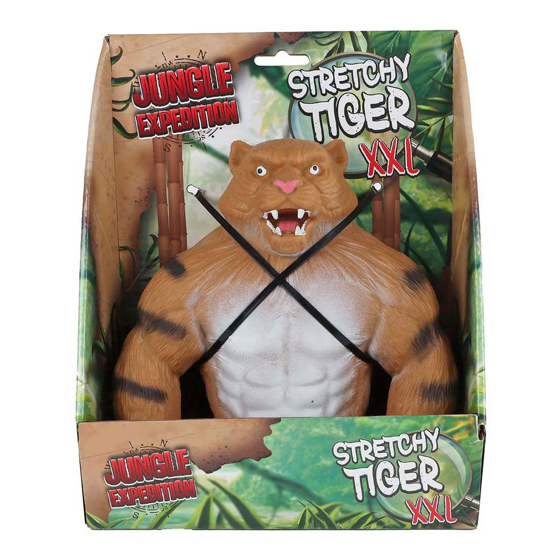 Jungle Expedition Super Stretch Tiger, 22 cm