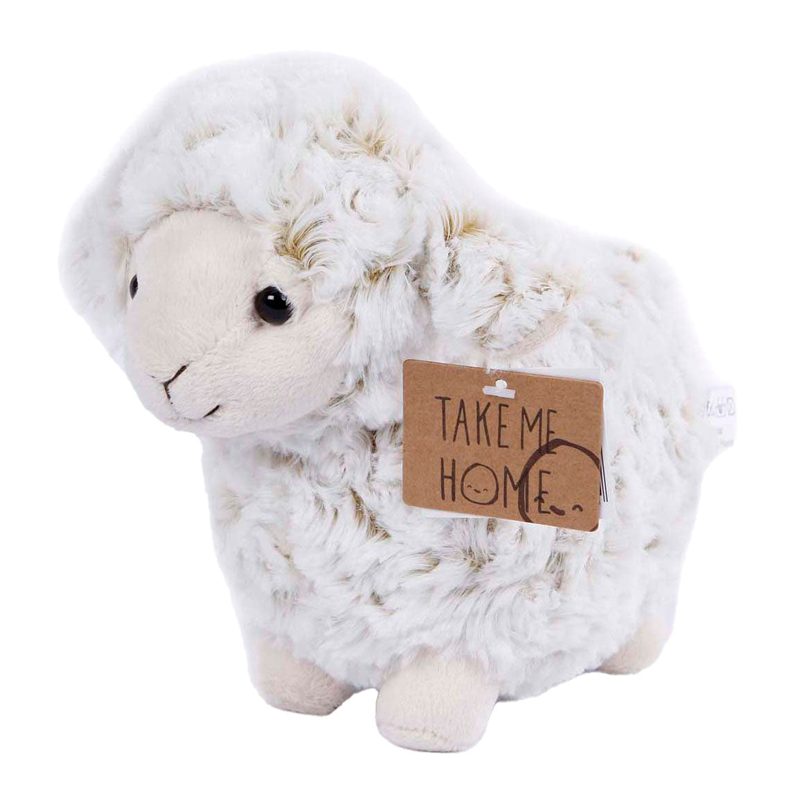 Take me home knuffel pluche - schaap, 21cm