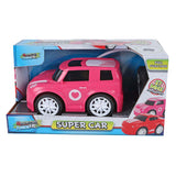 Rc-gesteuertes Auto Roadstar rosa 27 MHz, 13,5 cm