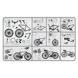 Rennrad-Druckguss-Bausatz, 19,5 cm