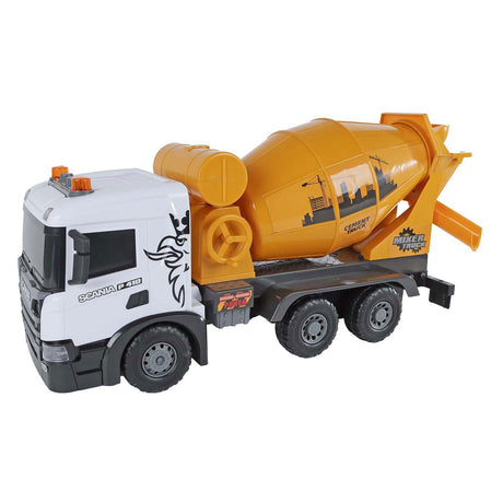 2-Spiel-Scania-LKW-Betonmischer-Reibung mit Licht und Ton