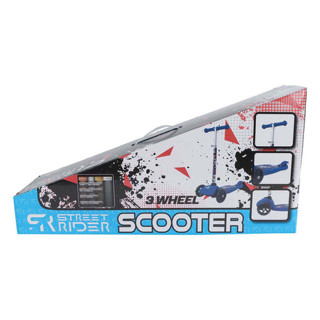 Street Rider 3-Rad-Roller mit verstellbarem Lenker ABEC 7 blau