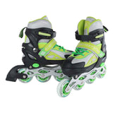 Street Rider Inlineskates grün schwarz verstellbar, Größe 33-36