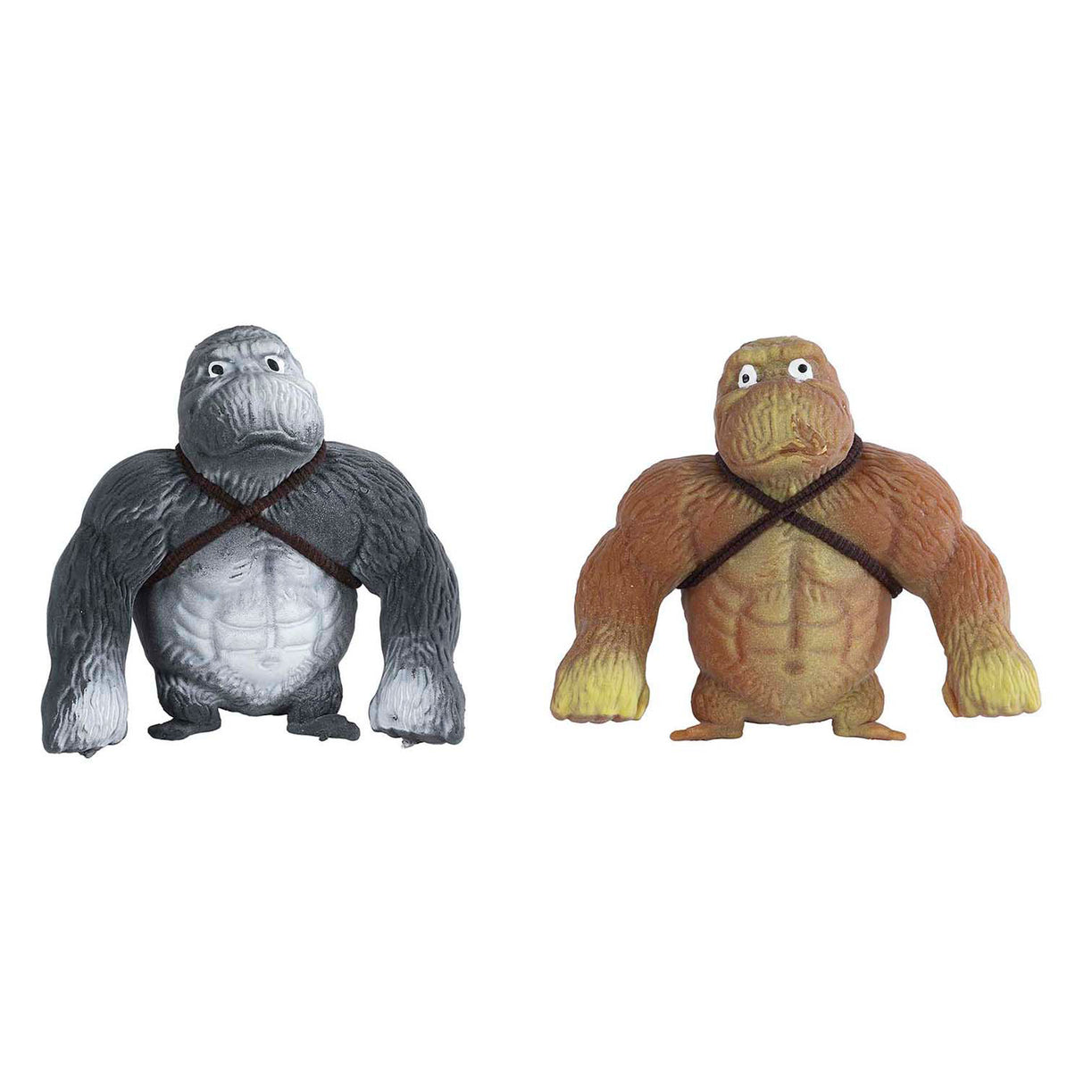Jungle Expedition Super Stretch Gorilla 9cm 2sort