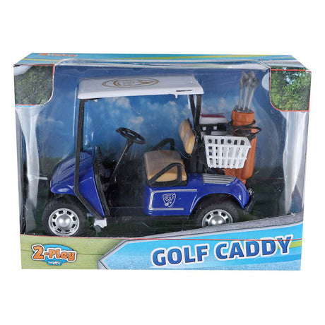 2-Play-Golf-Caddy mit Golfschlägern