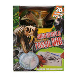 Dinoworld Fossilien-Schneidpuzzle mit zusätzlicher Dinosaurierfigur