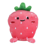 Van manen pluche groente en fruit knuffel speelgoed 12-14cm verrassing.