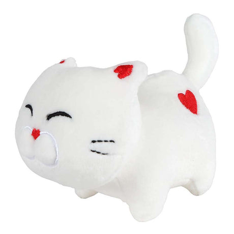 Take me home knuffel kat pluche 16cm meerkleurig speelgoed.