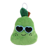 Fluffy menu fruit pluche + zonnebril 6cm