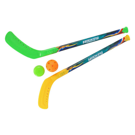 Van Manen Gametime Hockey-Set, Spielzeug mit Ball und Puck, 64 cm, für Kinder.