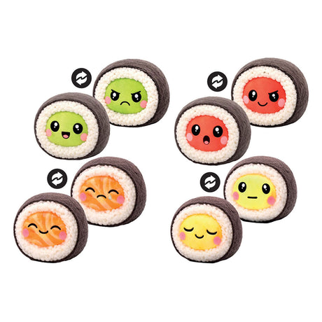 Take me home kawaii sushi knuffel xl, 60 x 35 x 60 cm, 4 assorti