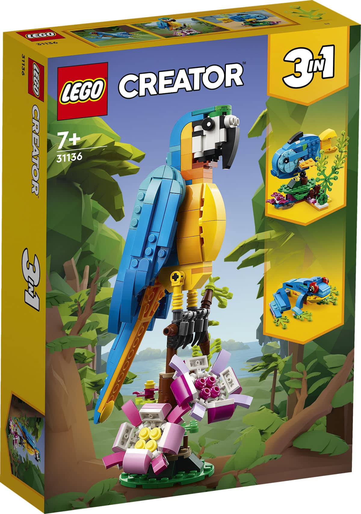 lego creator 31136 exotische papegaai