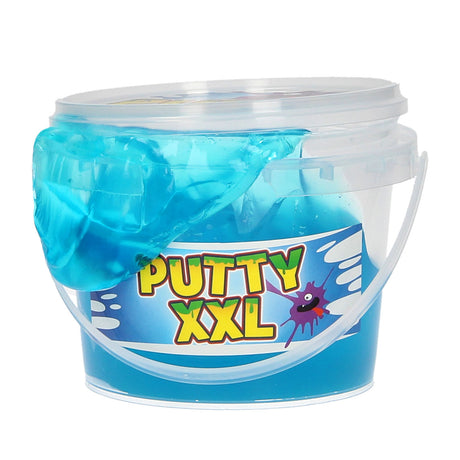 Van Manen Slime Bucket Putty XXL Glitter Junior 350 Gramm blau