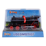 2-teilige Druckgusslokomotive mit Licht und Sound, 14 cm