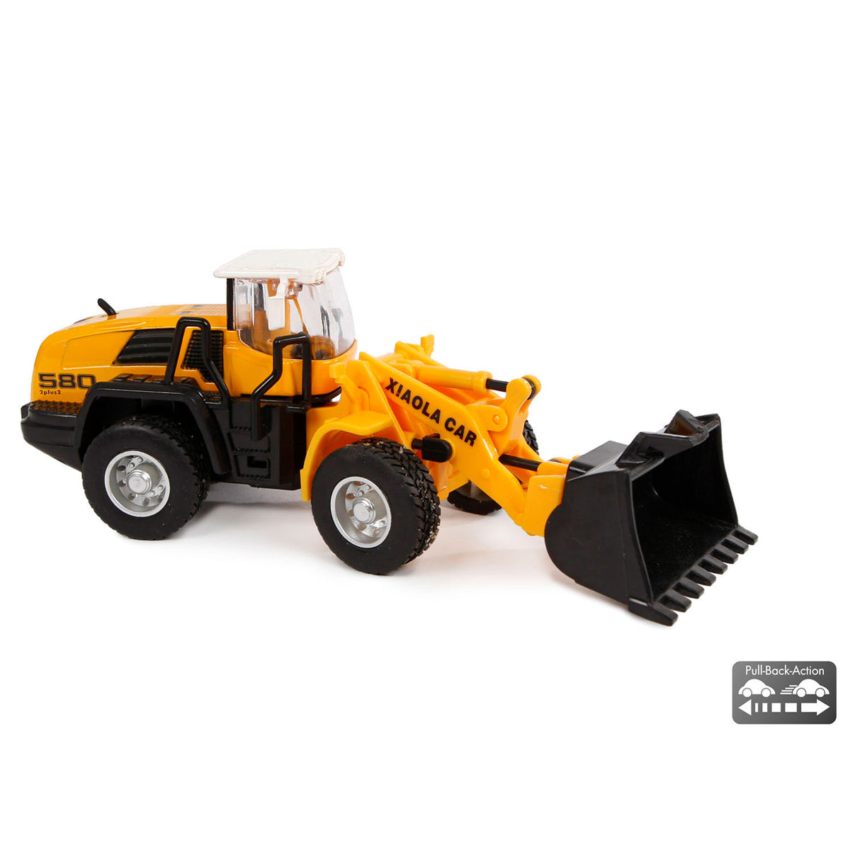 2-Play Die-Cast Werkvenguur con pala, 16 cm