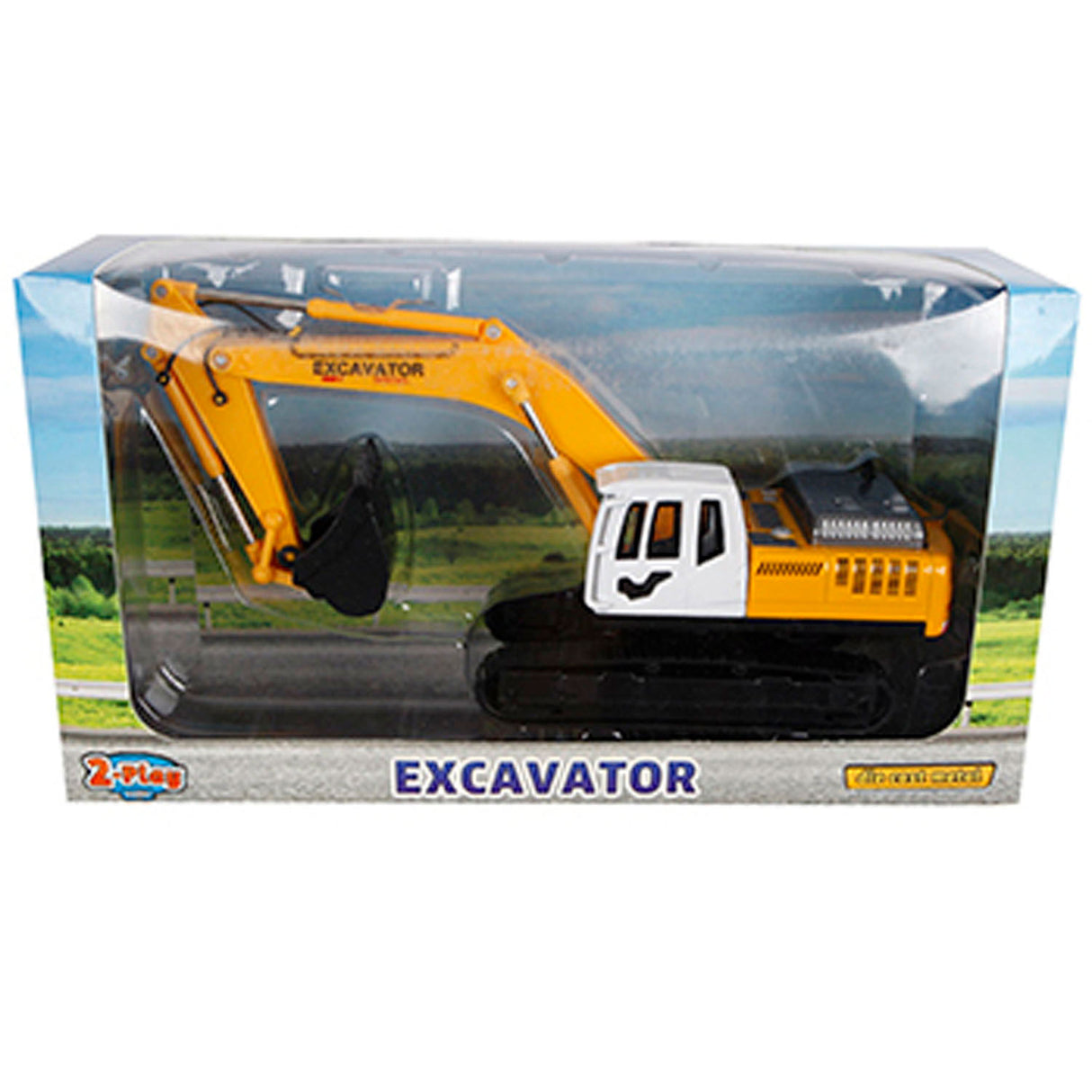 2-play Die-Cast Expavator, 22 cm