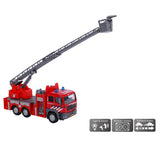 Kinderglobus Feuerwehr-Leiterwagen aus Druckguss (NL), 16 cm